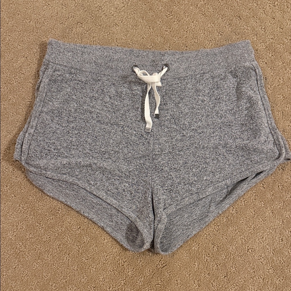 Gray Drawstring Shorts